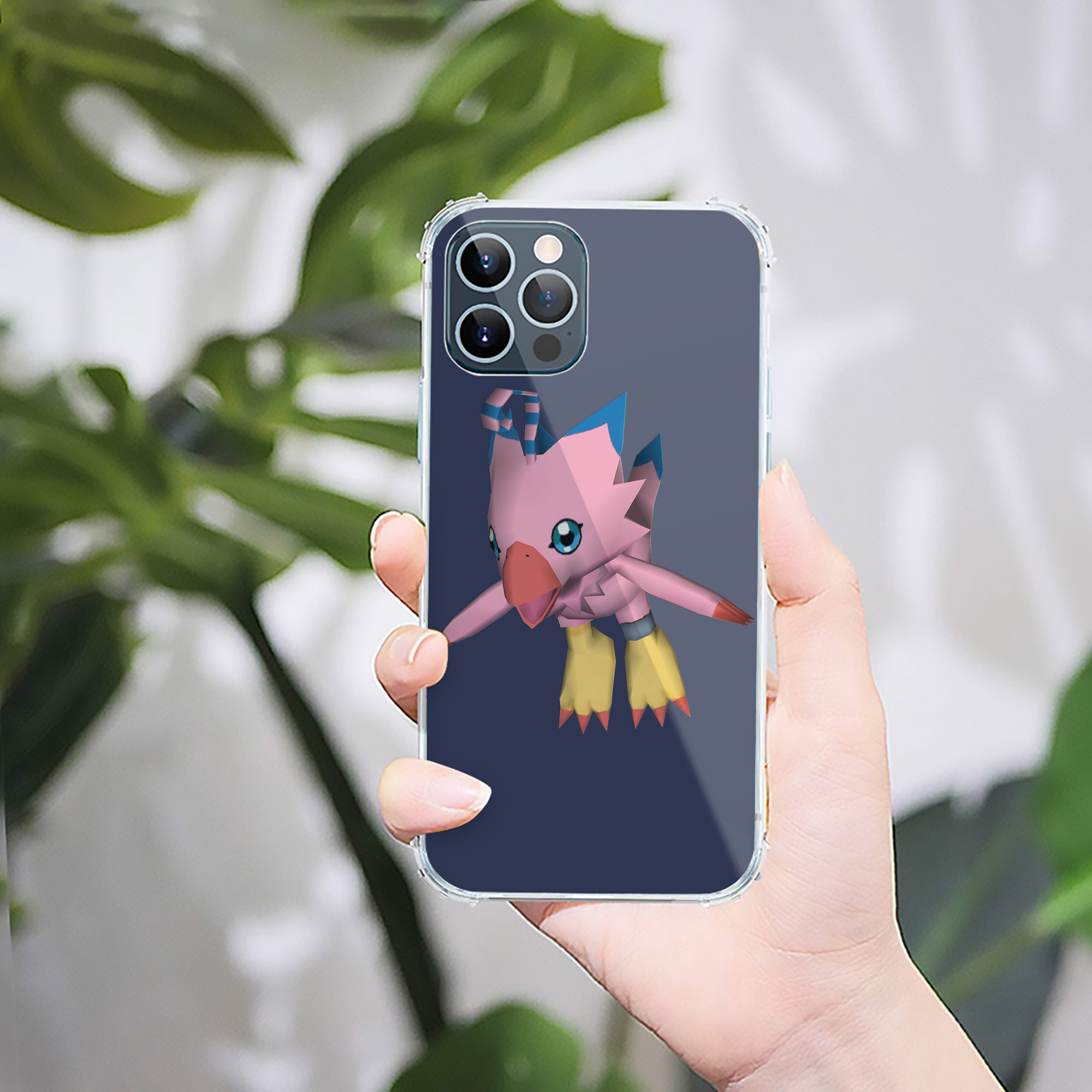 （画像用） Digimon デジタルモンスター/デジモン 【iPhone 12シリーズ対応】透明スマホケース（クリアソフトケース）